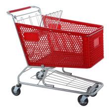 Hermoso carrito de plástico plegable para supermercado Torlley de compras